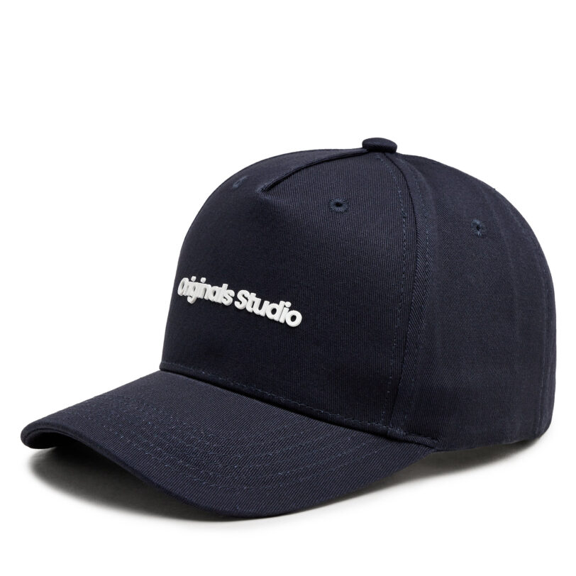 Шапка с козирка Jack&Jones Vesterbro 12253600 Тъмносин цвят на ниска цена