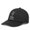 Шапка с козирка Juicy Couture Peace Love And Juicy JCAWH225703 Черен цвят на ниска цена