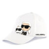 Шапка с козирка KARL LAGERFELD Z30393 Бял цвят на ниска цена