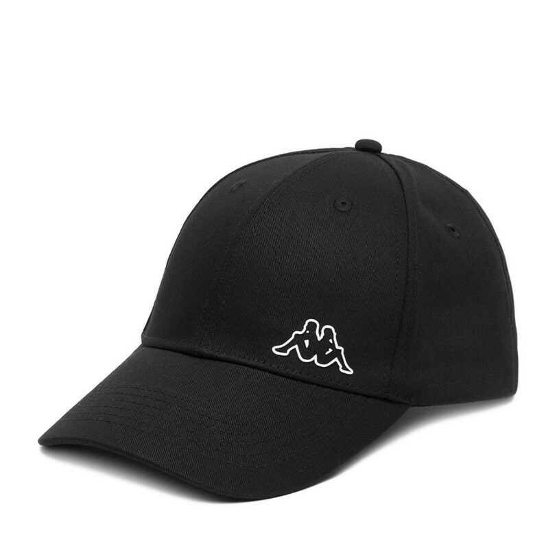 Шапка с козирка Kappa KAP-U3-001-SS25 Черен цвят на ниска цена