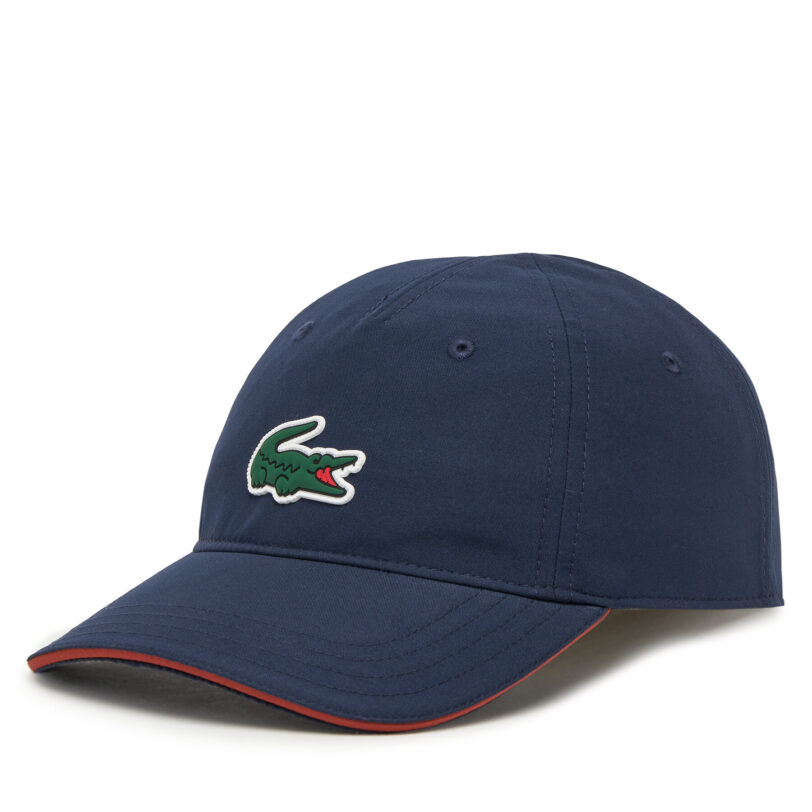 Шапка с козирка Lacoste RK6388 Тъмносин цвят на ниска цена