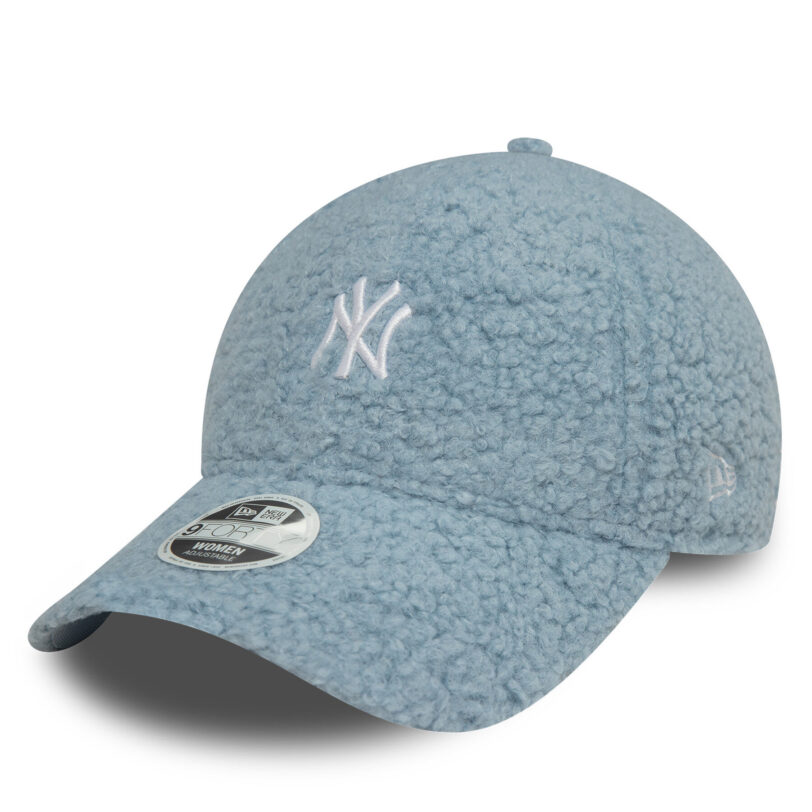 Шапка с козирка New Era Borg New York Yankees 9FORTY 60580743 Светлосиньо цвят на ниска цена