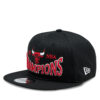 Шапка с козирка New Era Champions Patch 950 Bulls 60364218 Черен цвят на ниска цена