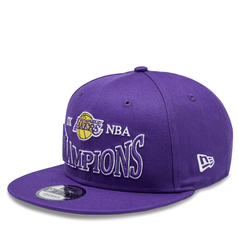 Шапка с козирка New Era Champions Patch 950 Lakers 60364222 Виолетов цвят на ниска цена