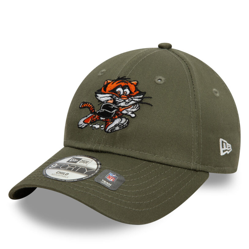 Шапка с козирка New Era Cincinnati Bengals Nfl Mascot 9Forty 60595389 Зелен цвят на ниска цена
