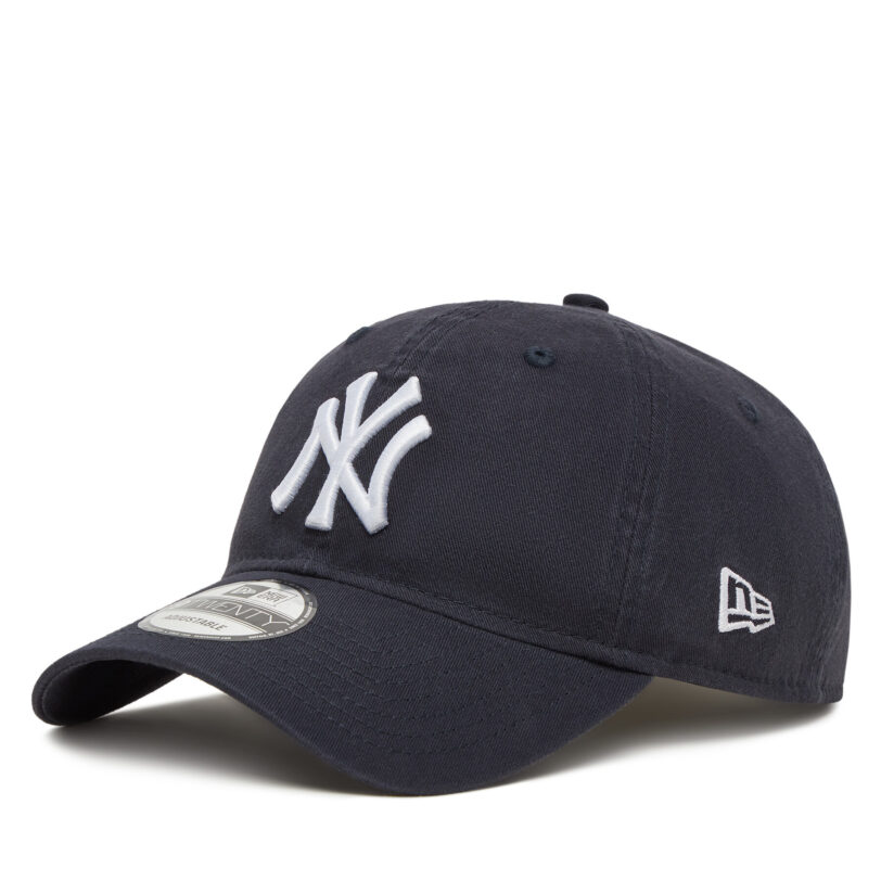 Шапка с козирка New Era Core Classic 9TWENTY New York Yankees 60235196 Тъмносин цвят на ниска цена
