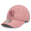 Шапка с козирка New Era Infant League Essential New York Yankees 9FORTY 60595487 Розов цвят на ниска цена