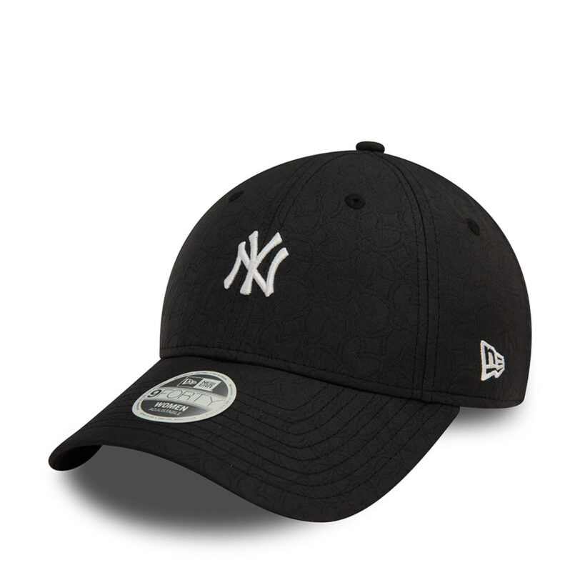 Шапка с козирка New Era Jacquard 9Forty 60565266 Черен цвят на ниска цена