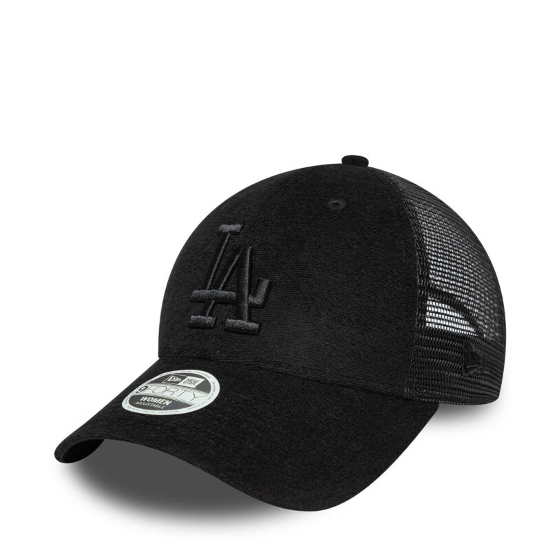 Шапка с козирка New Era LA Dodgers 9FORTY 60667510 Черен цвят на ниска цена