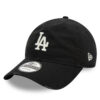 Шапка с козирка New Era LA Dodgers Distressed 9TWENTY 60595229 Черен цвят на ниска цена