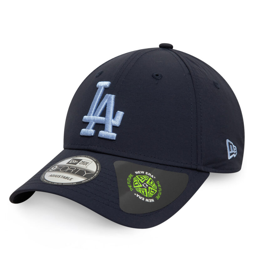 Шапка с козирка New Era La Dodgers Recycled 9Forty 60595204 Тъмносин цвят на ниска цена