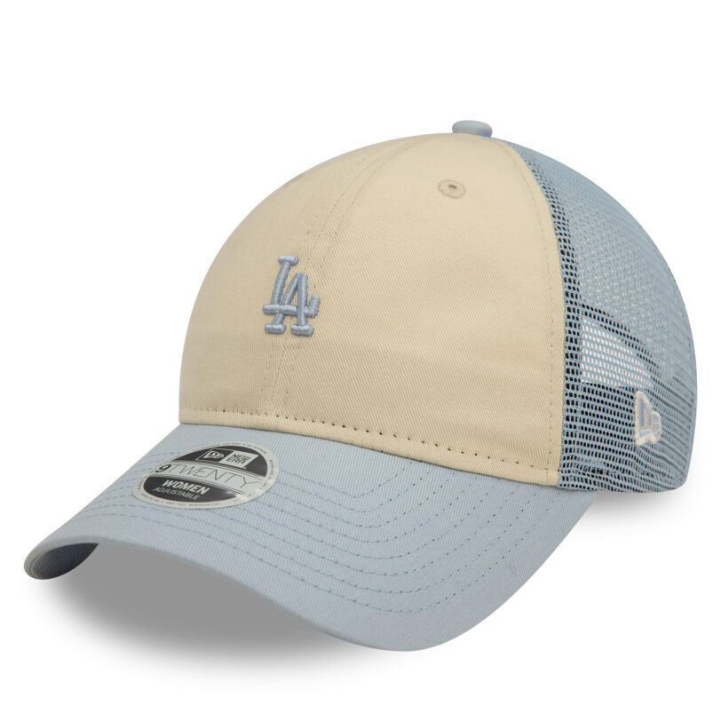 Шапка с козирка New Era Los Angeles Dodgers 9Twenty 60595383 Екрю цвят на ниска цена