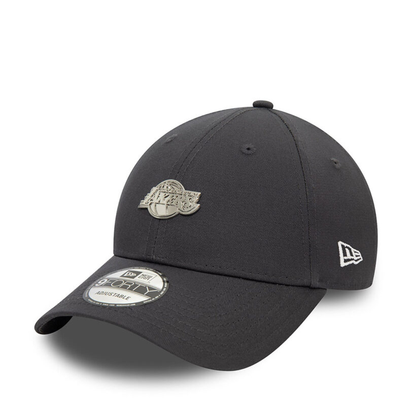 Шапка с козирка New Era Metallic Pin 9Forty 60565152 Сив цвят на ниска цена