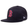 Шапка с козирка New Era Mlb 9Fifty Bosred T10531956 Черен цвят на ниска цена