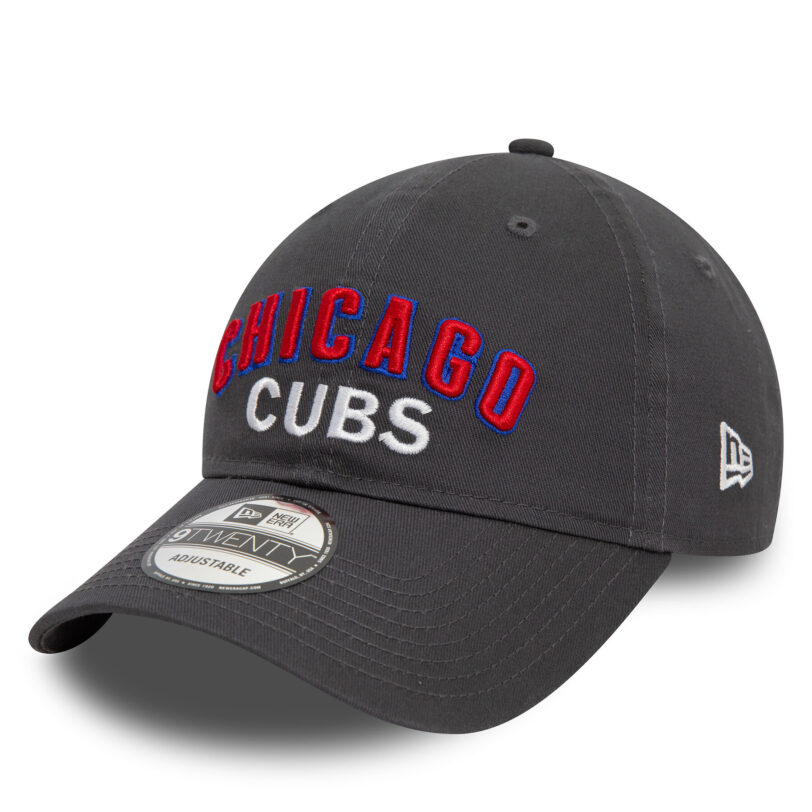 Шапка с козирка New Era Mlb Wordmark 920 Cubs 60503517 Сив цвят на ниска цена