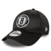 Шапка с козирка New Era Nba Satin 920 Nets 60434968 Черен цвят на ниска цена