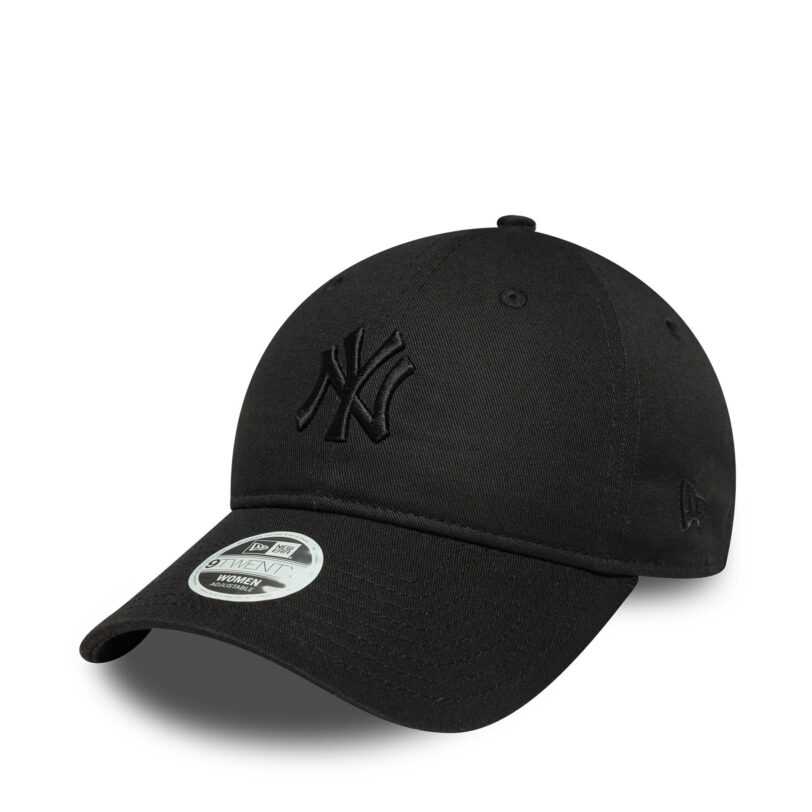 Шапка с козирка New Era New York Yankees Bow Back 9TWENTY 60667704 Черен цвят на ниска цена
