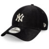 Шапка с козирка New Era New York Yankees Cord 9Forty 60595254 Черен цвят на ниска цена