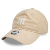 Шапка с козирка New Era New York Yankees Cord 9Twenty 60595358 Бежов цвят на ниска цена