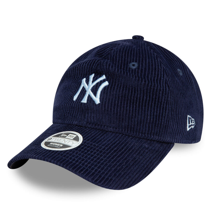 Шапка с козирка New Era New York Yankees Cord 9Twenty 60595366 Тъмносин цвят на ниска цена