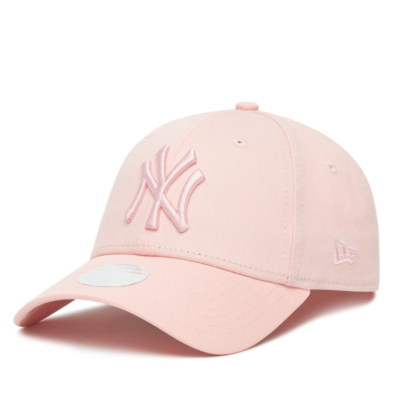 Шапка с козирка New Era New York Yankees MLB League Essential 9FORTY 60675519 Розов цвят на ниска цена