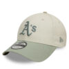 Шапка с козирка New Era Oakland Athletics World Series Patch 9FORTY 60595244 Бежов цвят на ниска цена