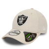 Шапка с козирка New Era Repreve 940 Raiders 60435235 Екрю цвят на ниска цена