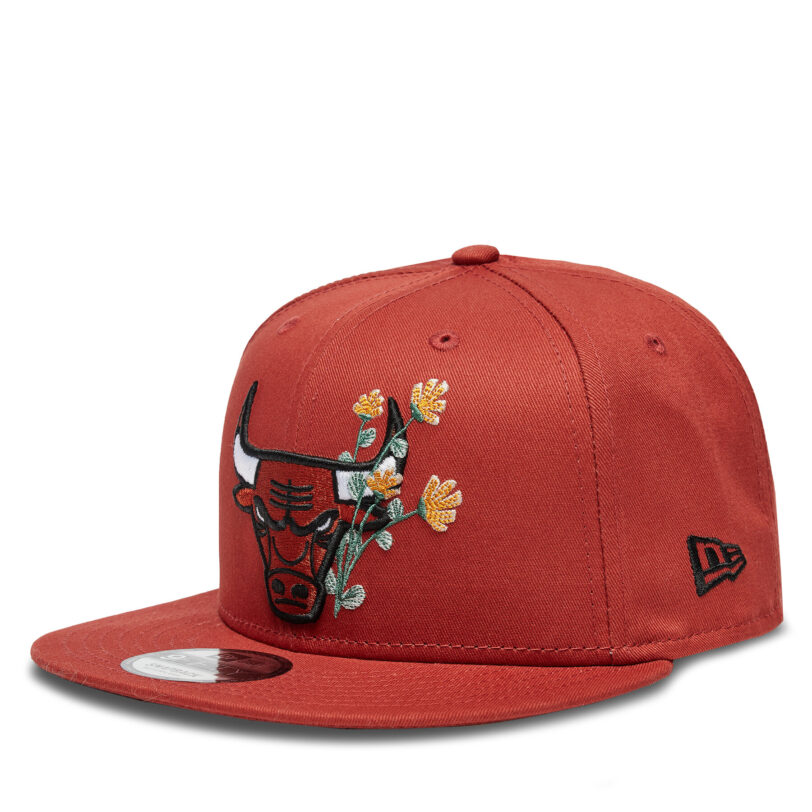 Шапка с козирка New Era Seasonal Flower 9Fi 60565379 Червен цвят на ниска цена