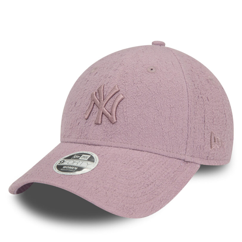 Шапка с козирка New Era Wmns Bubble Stitch 940 La Dodgers 60434996 Виолетов цвят на ниска цена