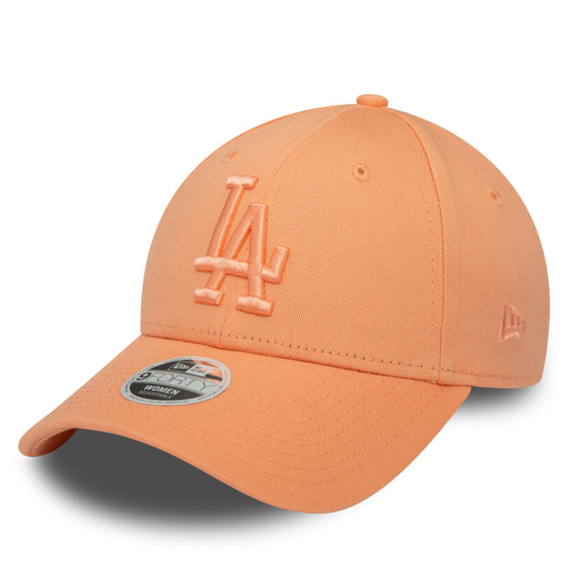 Шапка с козирка New Era Wmns Le 940 La Dodgers 60435228 Оранжев цвят на ниска цена