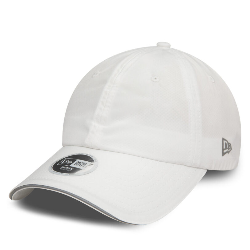 Шапка с козирка New Era Wmns Open Back Cap Ne 60503632 Бял цвят на ниска цена