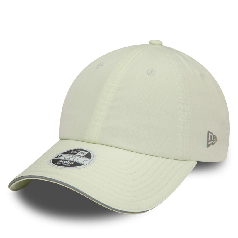 Шапка с козирка New Era Wmns Open Back Cap Newera 60435009 Зелен цвят на ниска цена