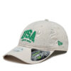 Шапка с козирка New Era Wmns Repreve Usa 920 60364200 Сив цвят на ниска цена