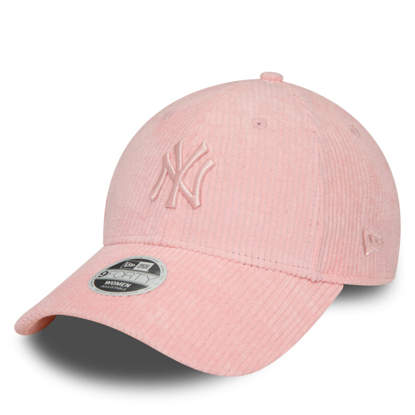 Шапка с козирка New Era Wmns Summer Cord 940 Nyy 60435001 Розов цвят на ниска цена