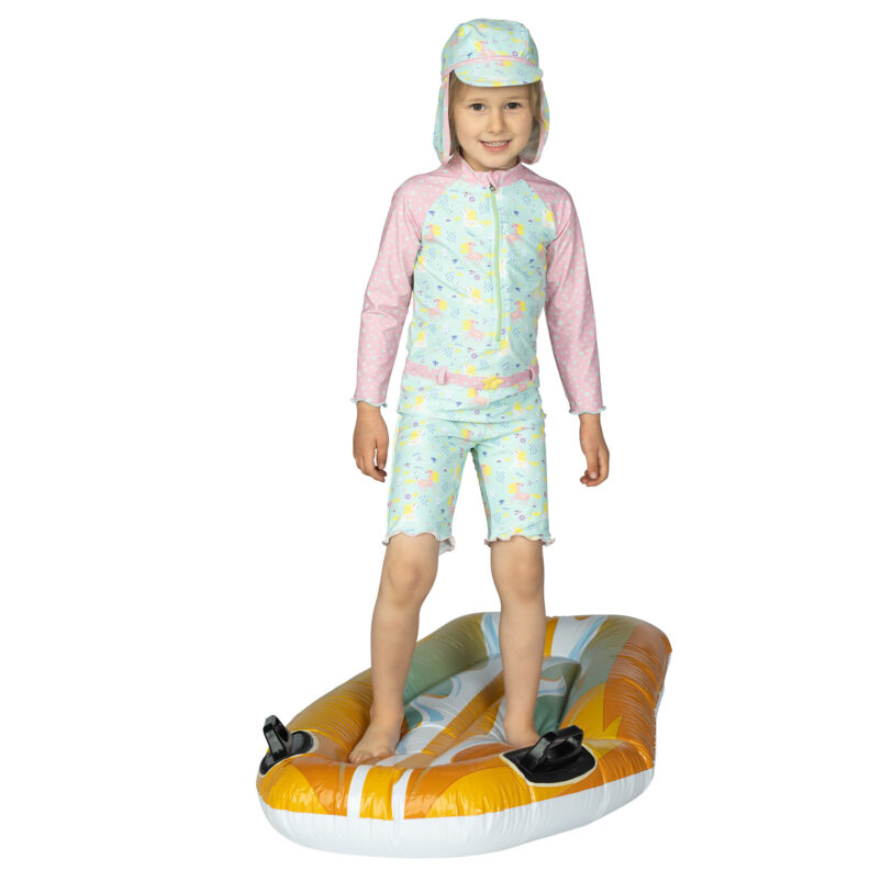 Шапка с козирка Playshoes 461328 Зелен цвят на ниска цена