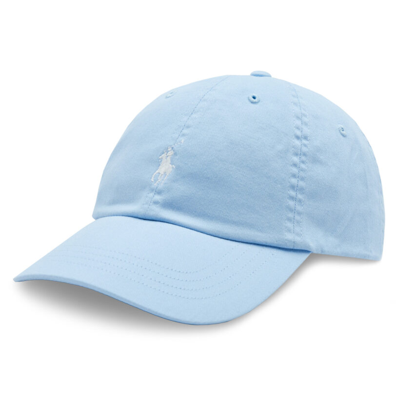Шапка с козирка Polo Ralph Lauren 211912843013 Син цвят на ниска цена