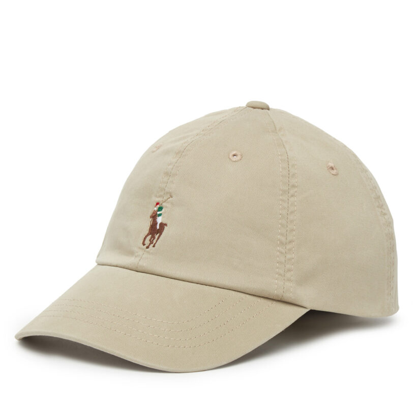 Шапка с козирка Polo Ralph Lauren 211954881003 Бежов цвят на ниска цена