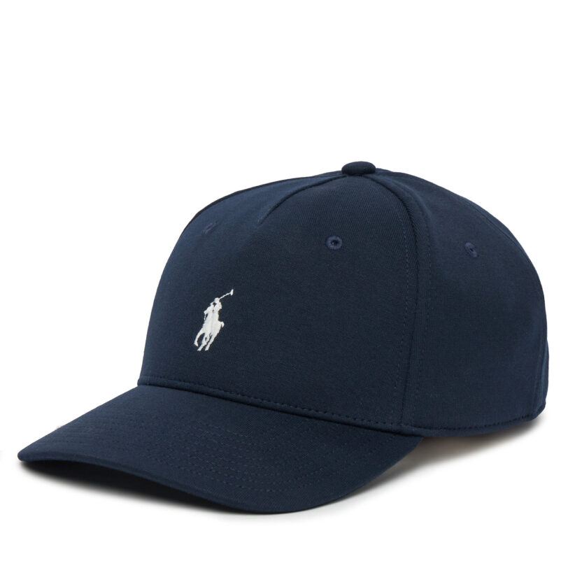 Шапка с козирка Polo Ralph Lauren 211977396001 Тъмносин цвят на ниска цена