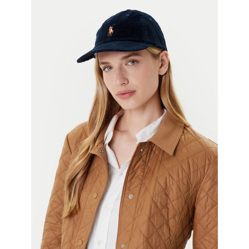 Шапка с козирка Polo Ralph Lauren 211A90413001 Тъмносин цвят на ниска цена