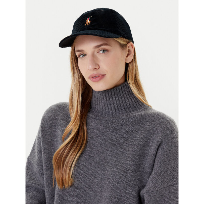 Шапка с козирка Polo Ralph Lauren 211A90413002 Черен цвят на ниска цена