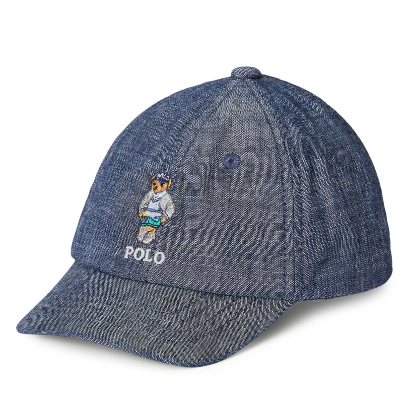 Шапка с козирка Polo Ralph Lauren 320971817001 Тъмносин цвят на ниска цена