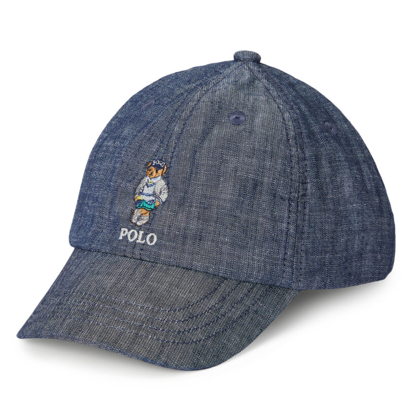 Шапка с козирка Polo Ralph Lauren 322971817001 Тъмносин цвят на ниска цена