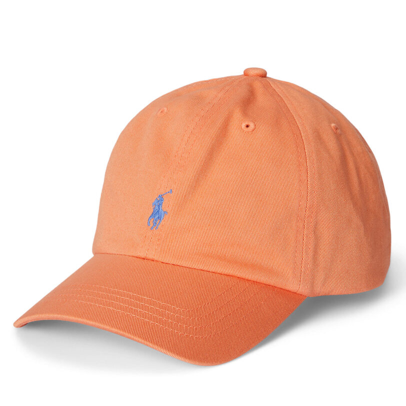 Шапка с козирка Polo Ralph Lauren 323785653065 Оранжев цвят на ниска цена