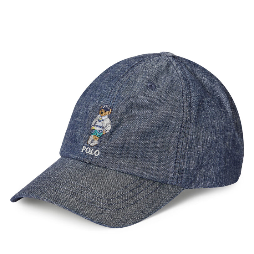 Шапка с козирка Polo Ralph Lauren 323971817001 Тъмносин цвят на ниска цена