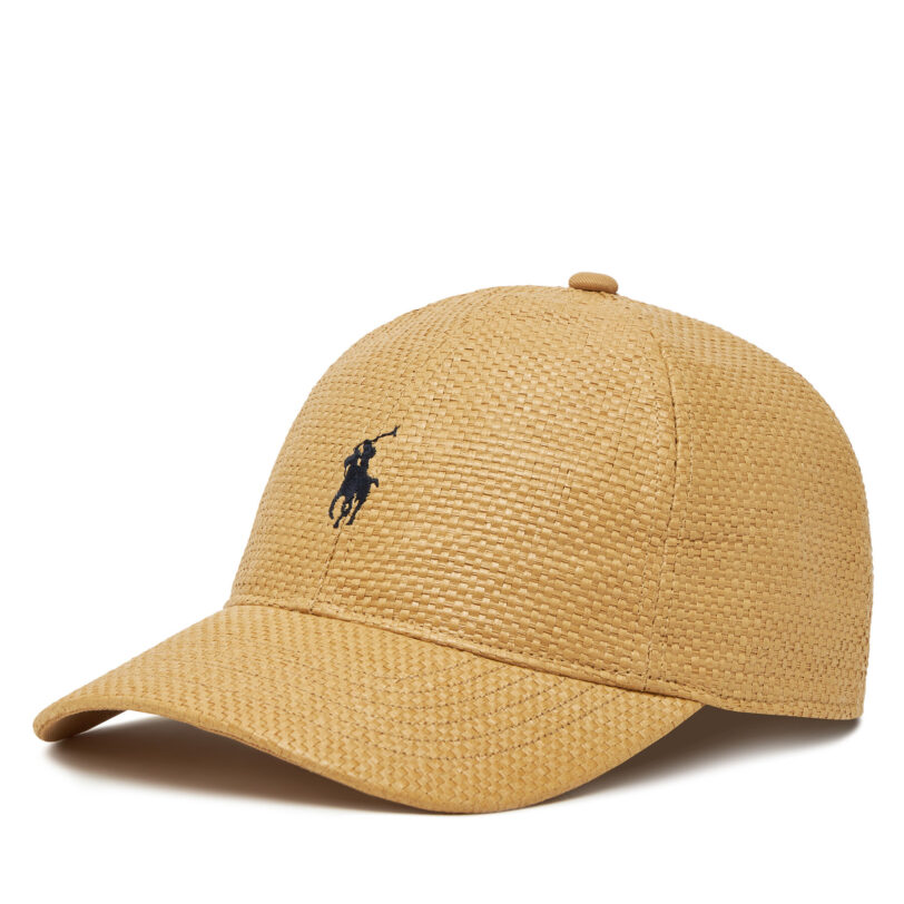 Шапка с козирка Polo Ralph Lauren 449973196002 Бежов цвят на ниска цена