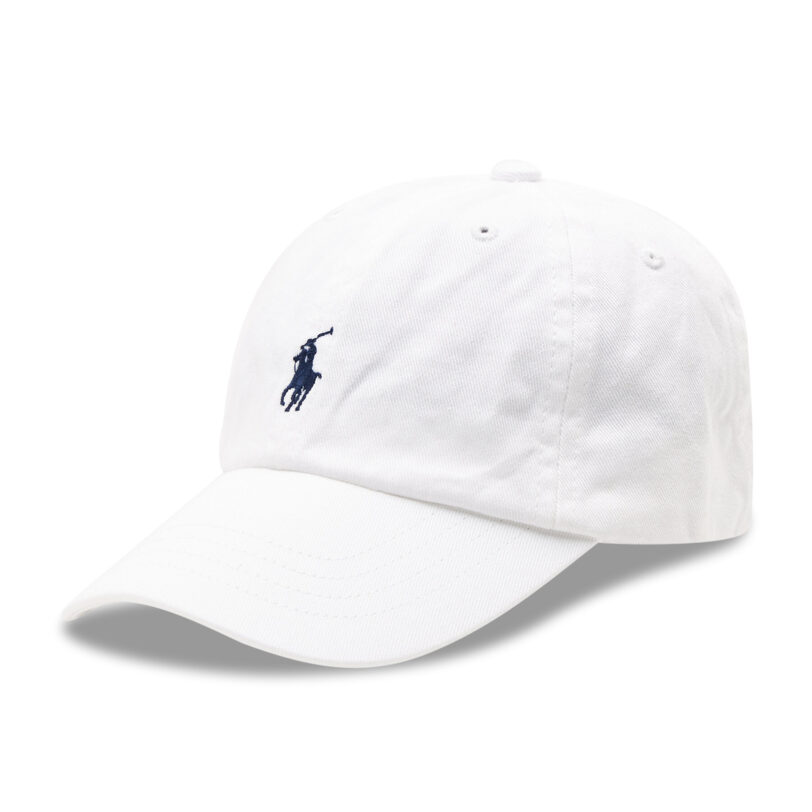 Шапка с козирка Polo Ralph Lauren Clsc Cap 320552489001 Бял цвят на ниска цена