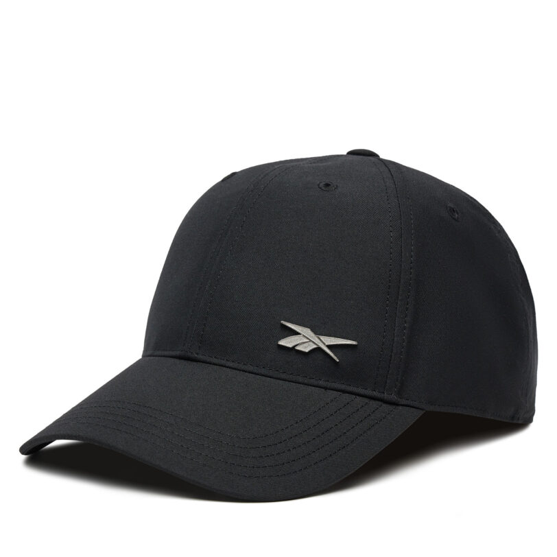 Шапка с козирка Reebok RBH1300-001 Черен цвят на ниска цена