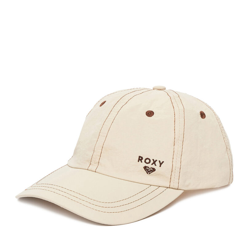 Шапка с козирка Roxy RX-W3-001-SS25 Бежов цвят на ниска цена