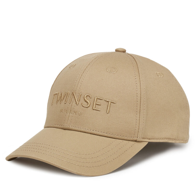 Шапка с козирка TWINSET 251TA4280 Бежов цвят на ниска цена