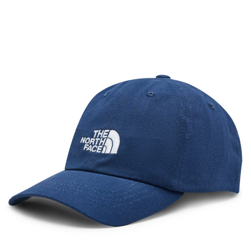 Шапка с козирка The North Face Norm NF0A3SH38K21 Тъмносин цвят на ниска цена